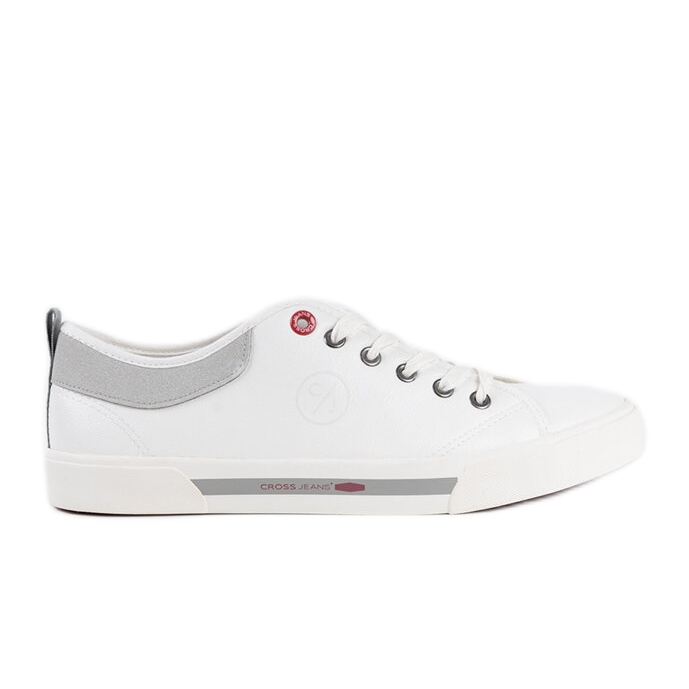 Miesten valkoiset Cross Jeans -lenkkarit valkoinen
