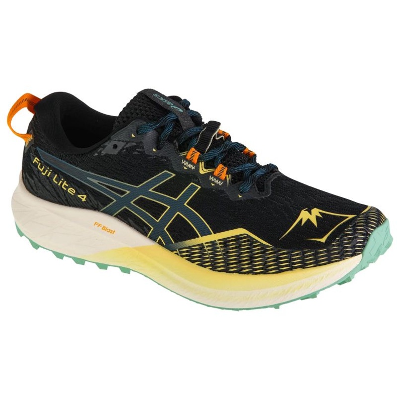 Asics Fuji Lite 4 M 1011B698-002 juoksukengät musta