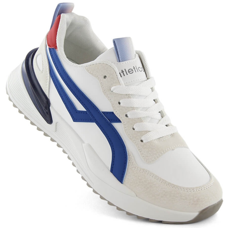 Miesten valkoiset urheilukengät Atletico 23721 valkoinen