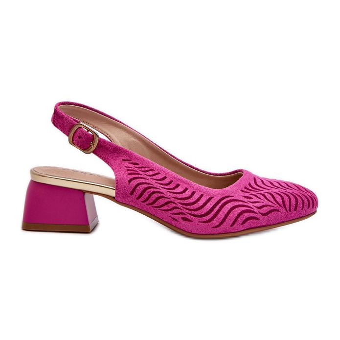 Fuchsia Block Heel Pumps Gemifa vaaleanpunainen Fuchsia Block Heel Pumps Gemifa vaaleanpunainen