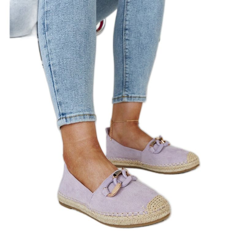 Radwanan violetit espadrillit ketjulla violetti