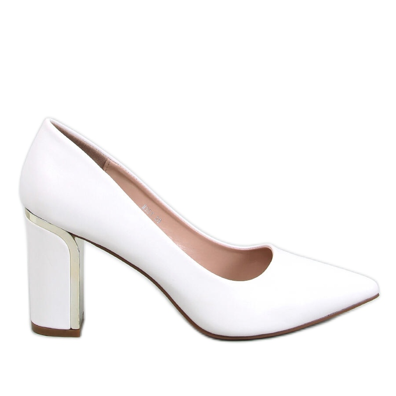 Laurentsin valkoiset tikkakorkokengät valkoinen