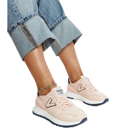 Olonion vaaleanpunaiset lenkkarit paksummalla pohjalla vaaleanpunainen