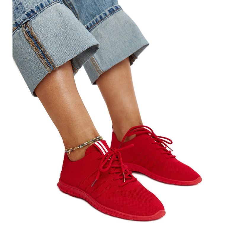 Punaiset Shukornia urheilulenkkarit punainen