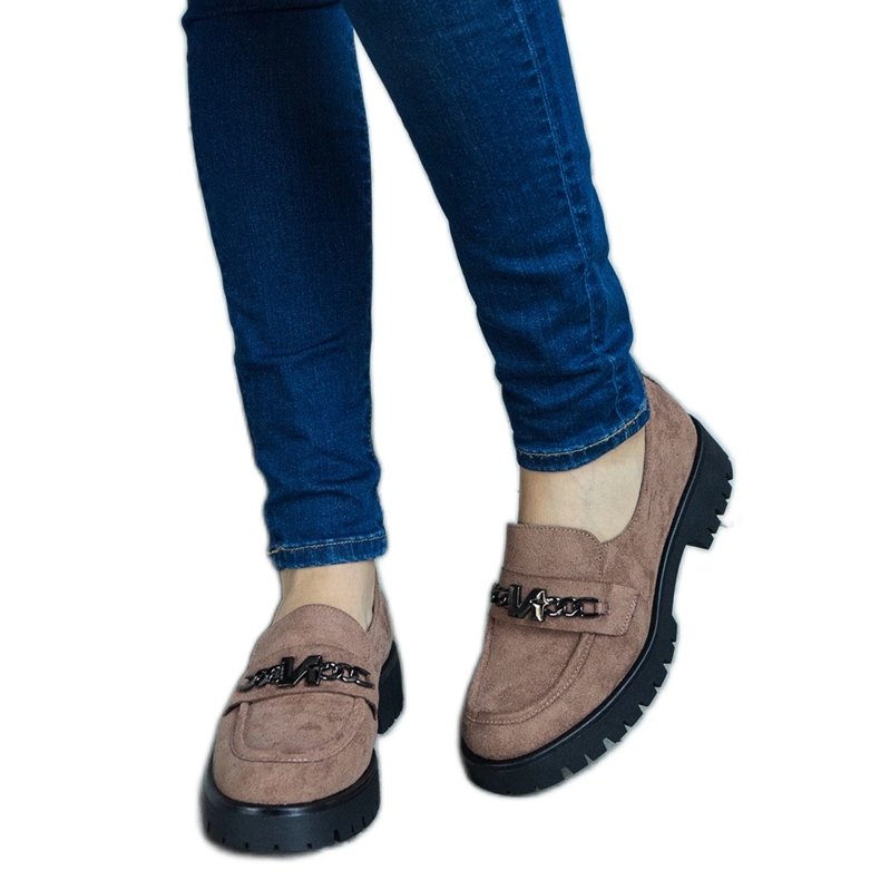 Vinceza-ruskeat mokkanahkaat