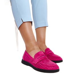 Vincezan tummanpunaiset mokkasiinit vaaleanpunainen Vincezan tummanpunaiset mokkasiinit vaaleanpunainen