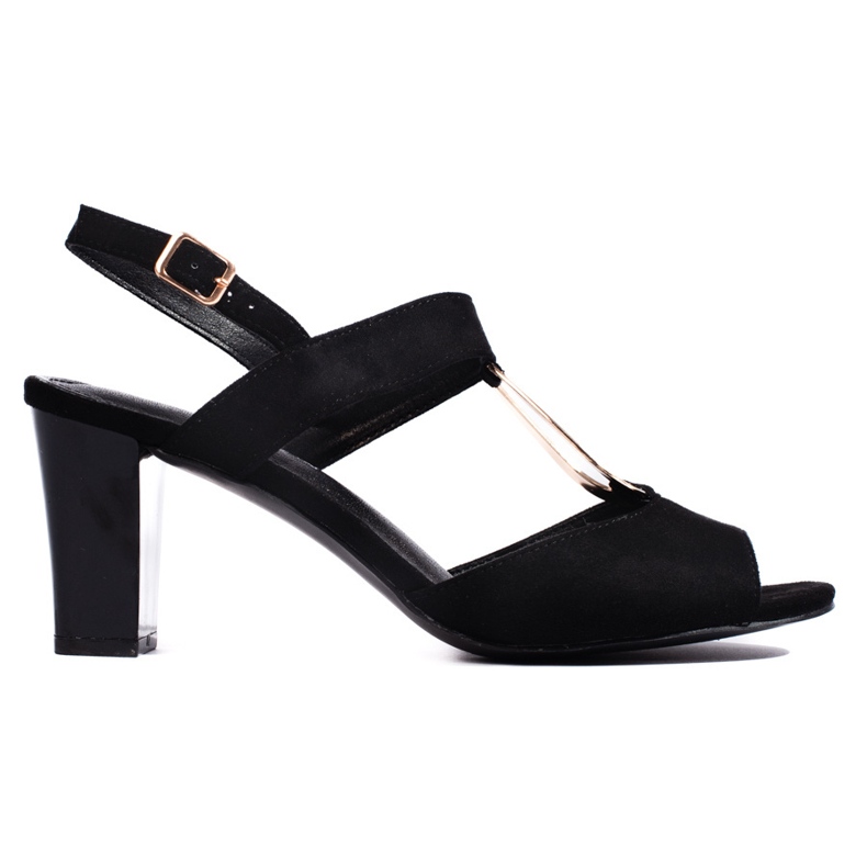 Goodin Mustat naisten sandaalit tolppassa