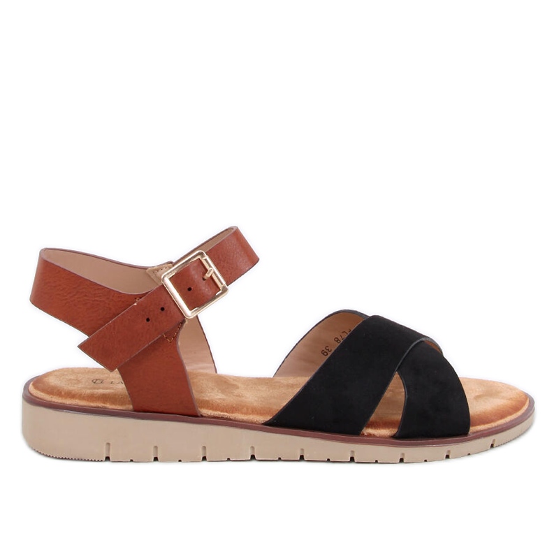 Canai Black naisten sandaalit musta