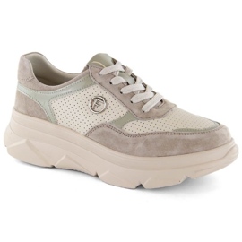 Filippo W PAW531B nahkaiset urheilukengät, beige