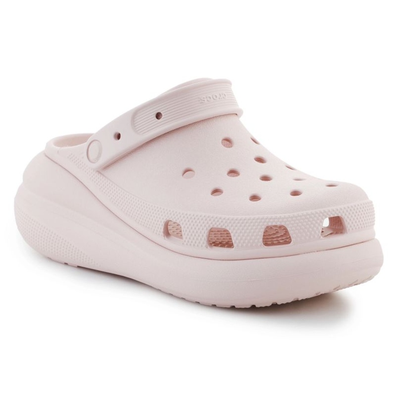 Crocs Classic Crush Clog 207521-6UR varvastossut vaaleanpunainen