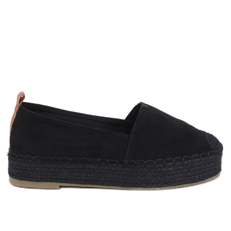 Poulain Black espadrillit paksulla pohjalla musta