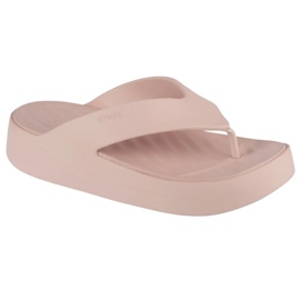 Crocs Getaway Platform Flip 209410-6UR varvastossut beige