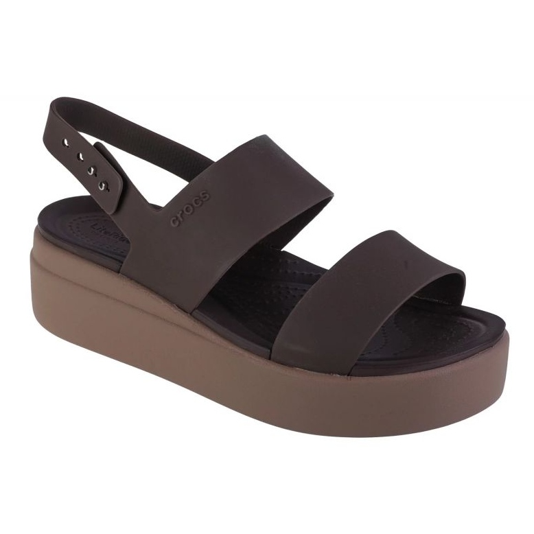 Crocs Brooklyn Low Wedge sandaalit 206453-2ZL ruskea