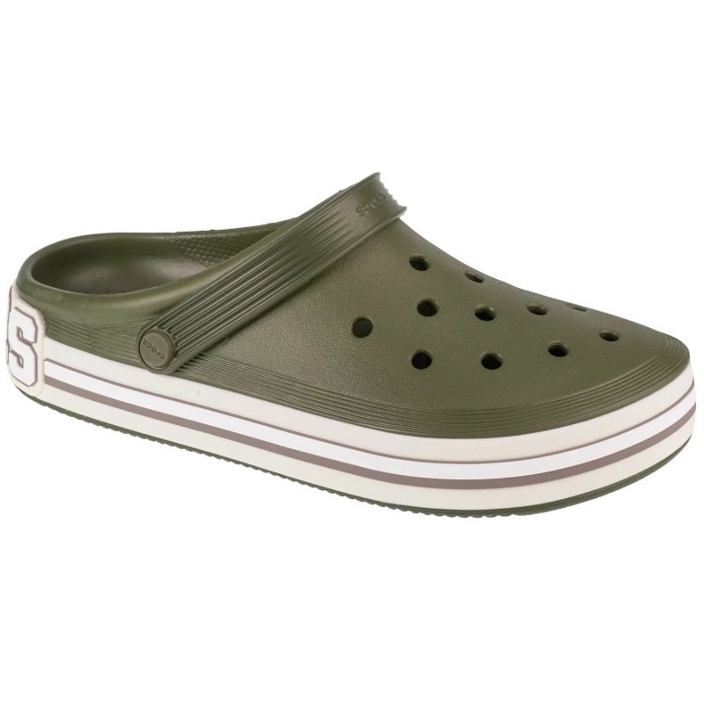 Crocs Off Court -logo Clog 209651-309 varvastossut vihreä