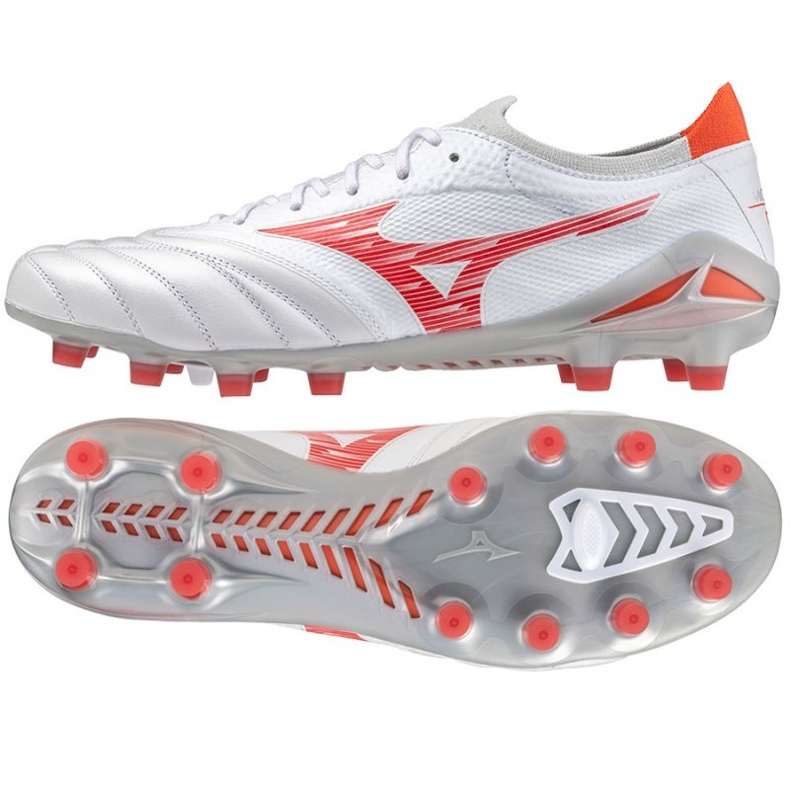 Mizuno Morelia Neo Iv Beta Md M jalkapallokengät P1GA244260 valkoinen