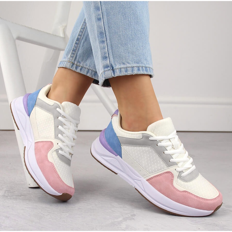 Naisten moniväriset nauhalliset urheilukengät Atletico WY23593 monivärinen