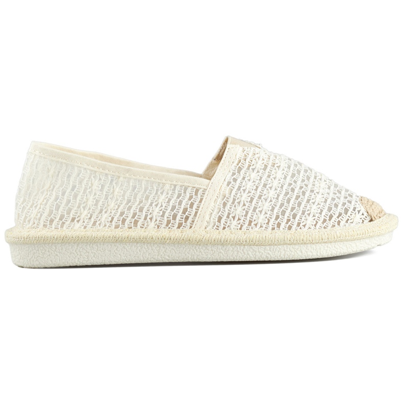 Beiget mesh-espadrillit, ilmavat naisten espadrillit