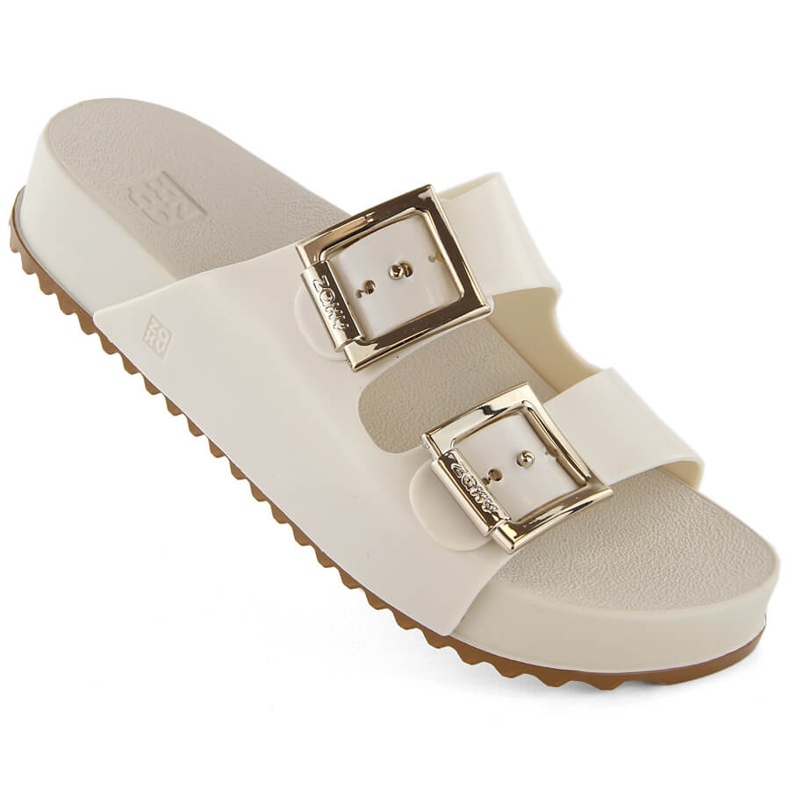 Mukavat naisten tossut, tuoksuva, joustava kumi Ekri Zaxy NN285058 beige