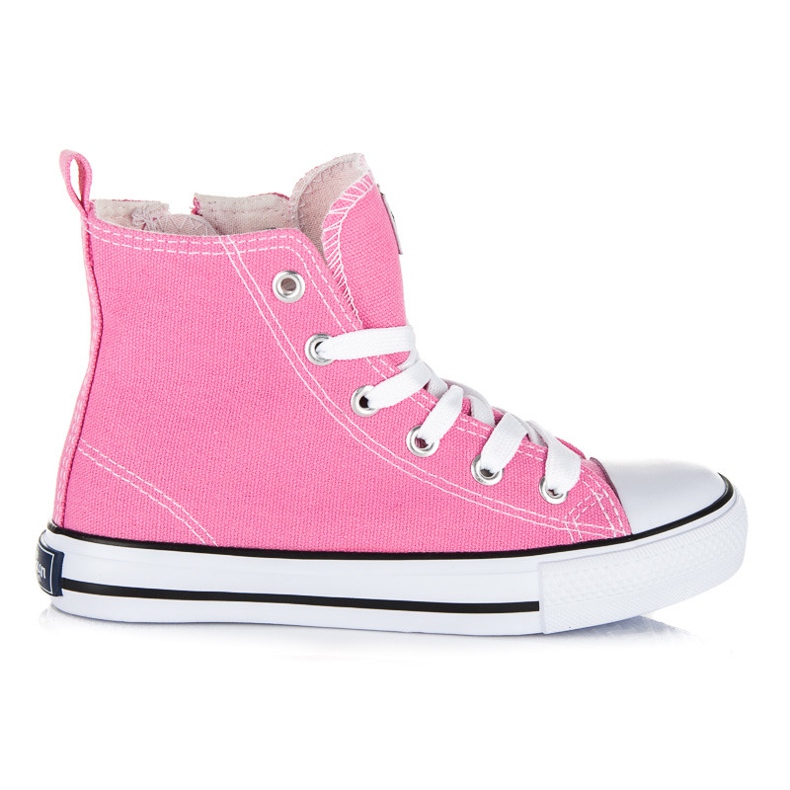 American Club Korkeat tossut tossut vaaleanpunainen