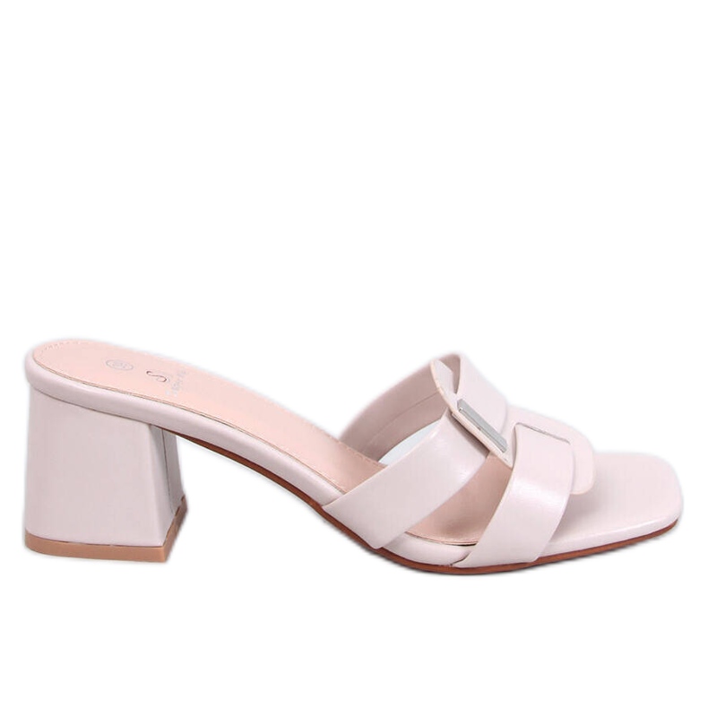 Tyylikkäät Lafar Beiget korkeakorkoiset varvastossut