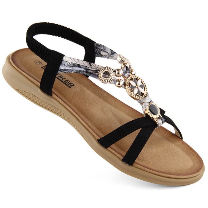 Artiker W HBH75B mukavat sandaalit, musta