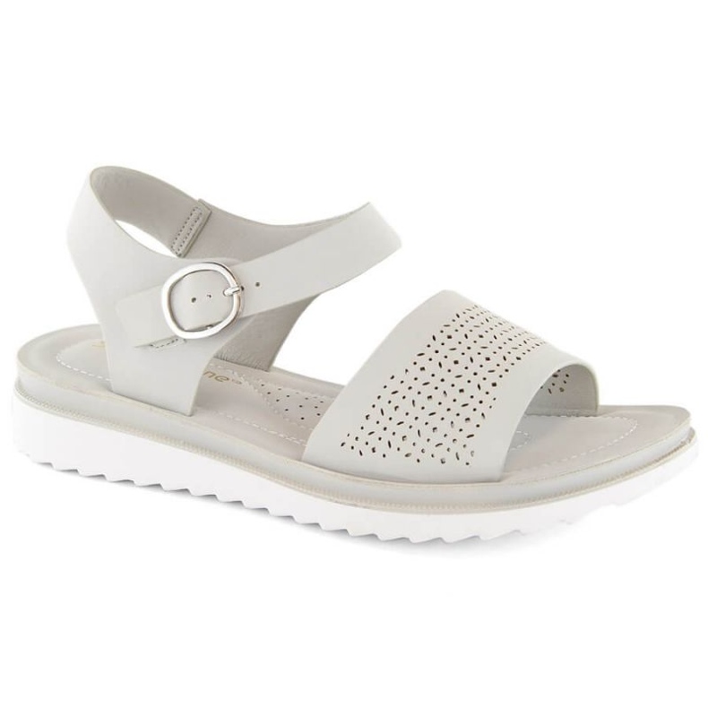 Sergio Leone W SK082H harjakattoiset sandaalit, harmaa