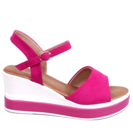 Dirado Fuchsia kiila sandaalit vaaleanpunainen