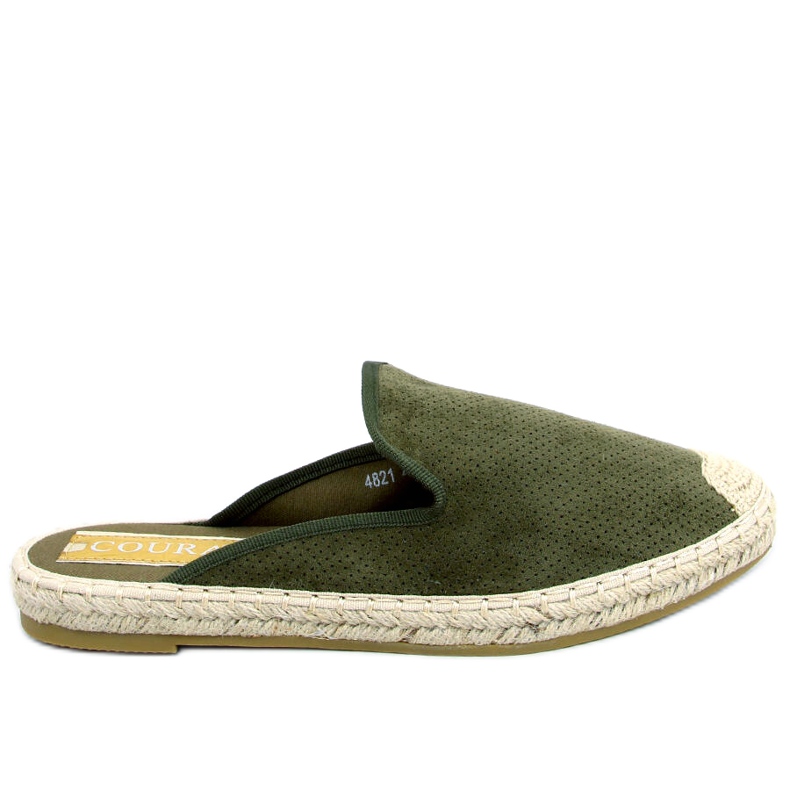 Carmen Green espadrilles naisten tossut vihreä