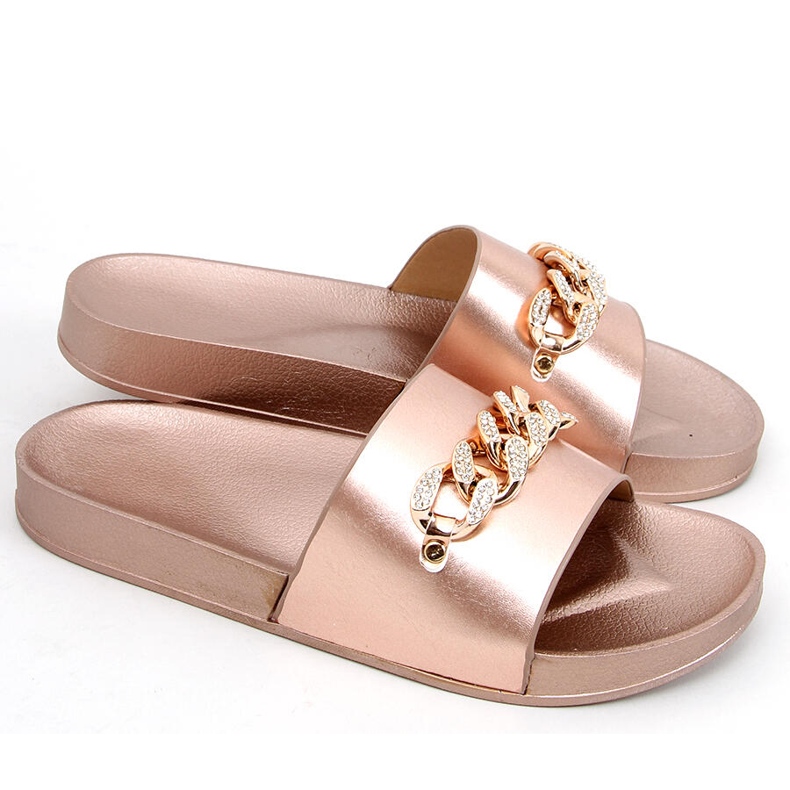 Tilia Champagne -tossut ketjulla kultainen