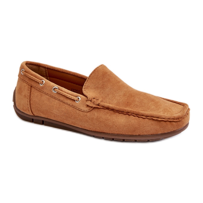 Miesten kamelin Rayan Suede -slip-On -loaferit ruskea