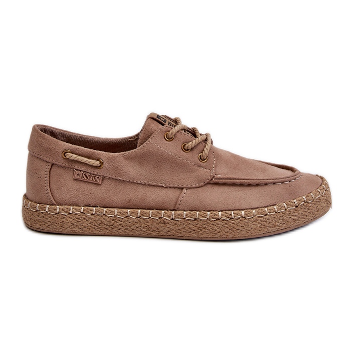 Miesten nauhalliset espadrillit Big Star NN174054 beige