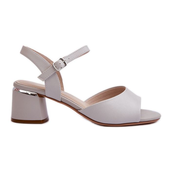 Naisten matalakorkoiset sandaalit Eco Leather Sergio Leone SK876 Harmaa