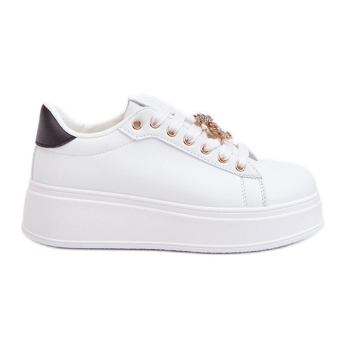 Naisten lenkkarit nallella, valkoinen Moanda