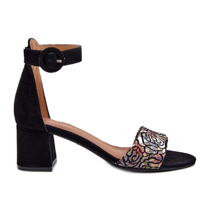 Mokkakorkoiset sandaalit Maciejka 04141-48 musta