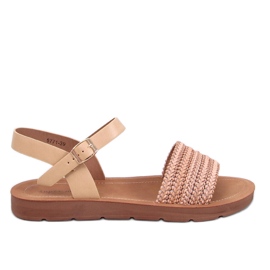 Salinon Beige boho -tyyliset sandaalit