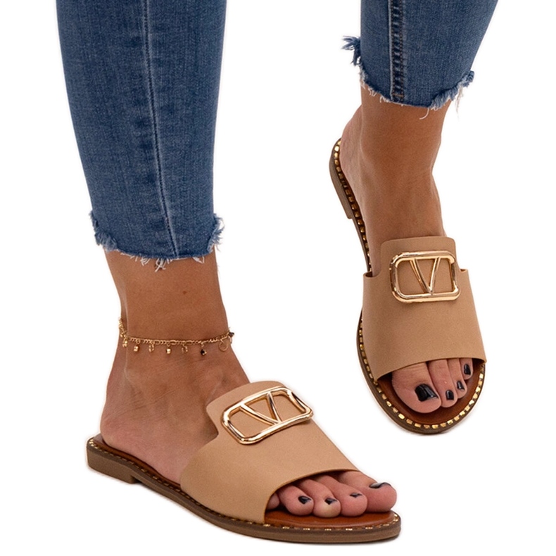 Beiget varvastossut, joissa Mariza-solki