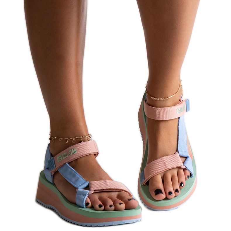 Värikkäät Big Star NN274A055 sandaalit sininen