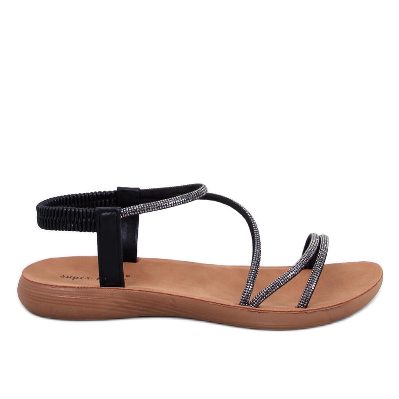 Kevyet naisten sandaalit Prostis Black musta