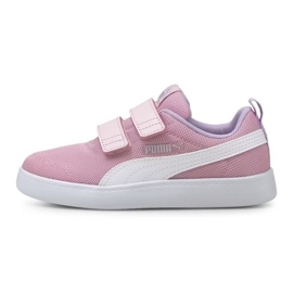 Puma Courtflex V2 Mesh V Ps Jr -kengät 371758 08 vaaleanpunainen