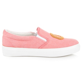 Kylie Ony Slip Patches vaaleanpunainen