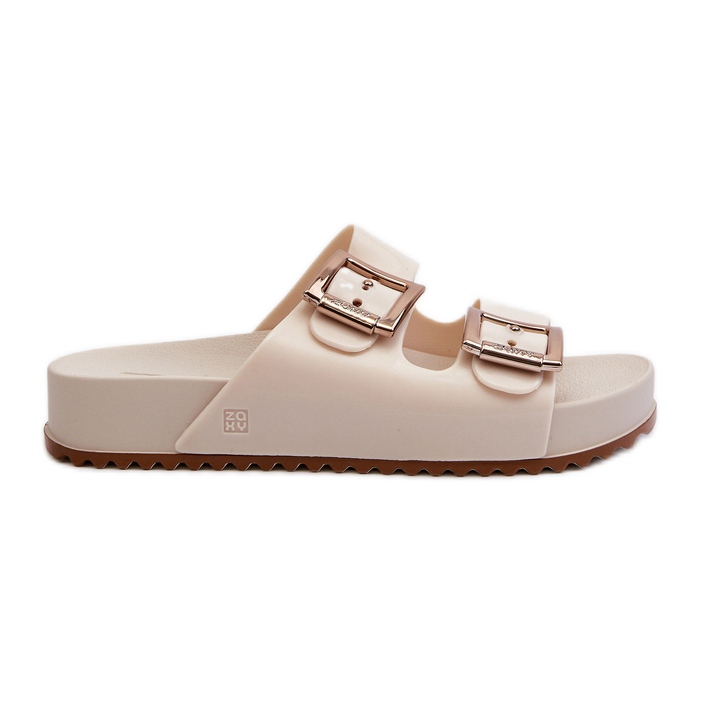 Naisten Smooth Slides ZAXY NN285058 Vaalea beige