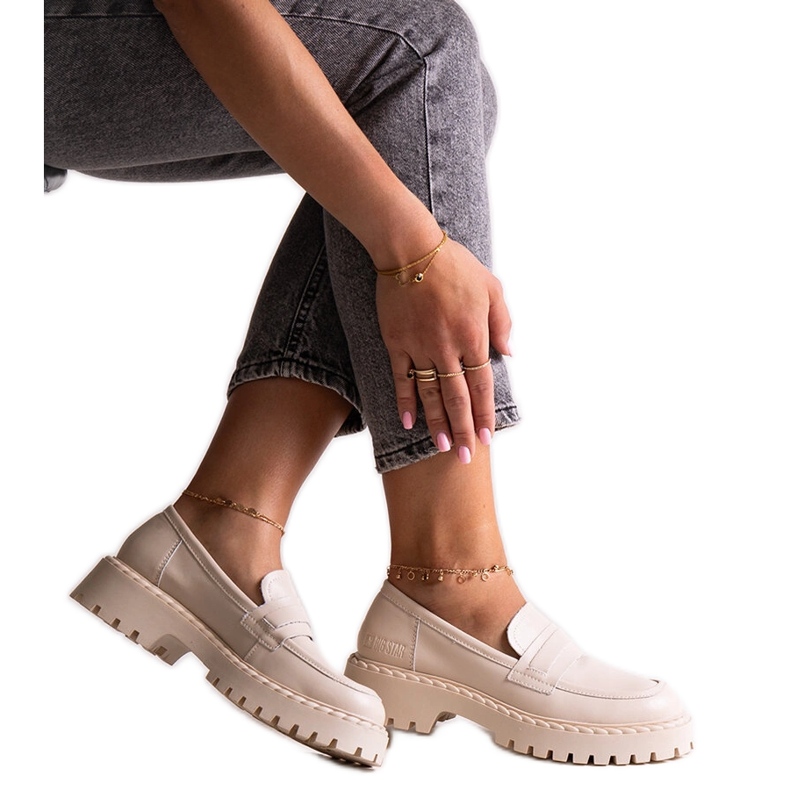 Beiget nahkakengät Big Star LL274457