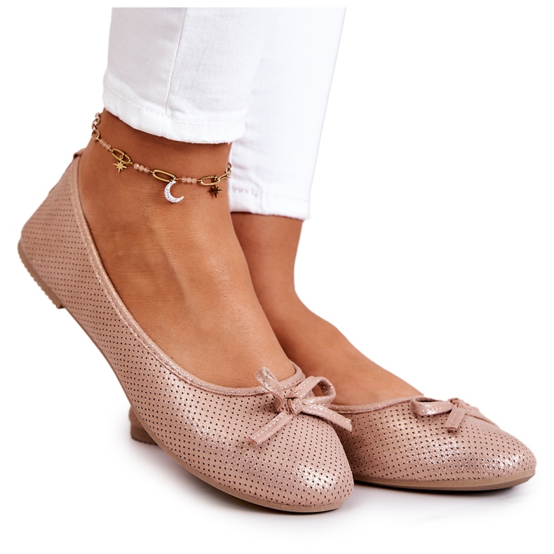 Evento Naisten klassiset balettihousut, profiloitu pohjallinen, vaaleanpunainen