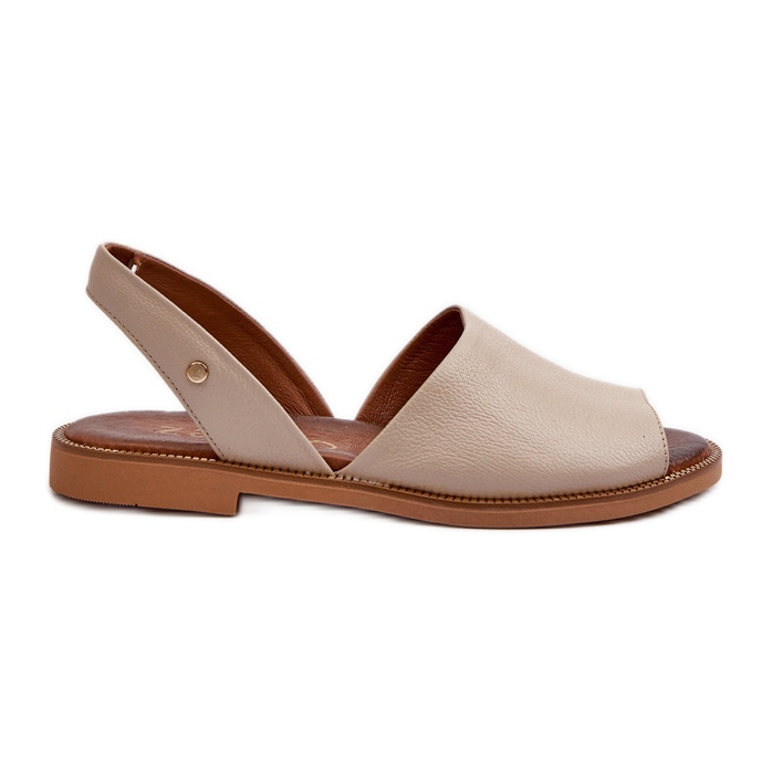 Zazoo 40327 nahkasandaalit, beige