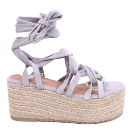 Manon Grey alustan espadrillit harmaa Manon Grey alustan espadrillit harmaa