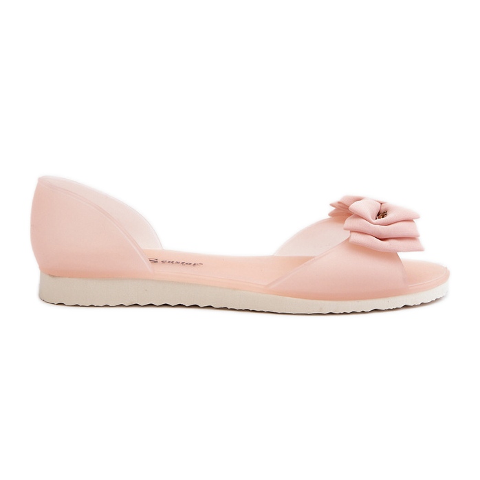 Naisten kumibalettikorut rusetilla, vaaleanpunainen Georia