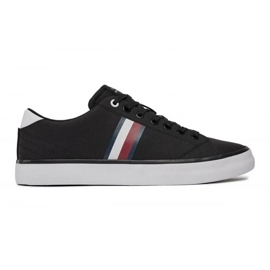 Tommy Hilfiger Hi Vulc Low Stripes Mesh M FM0FM04946BDS kengät musta