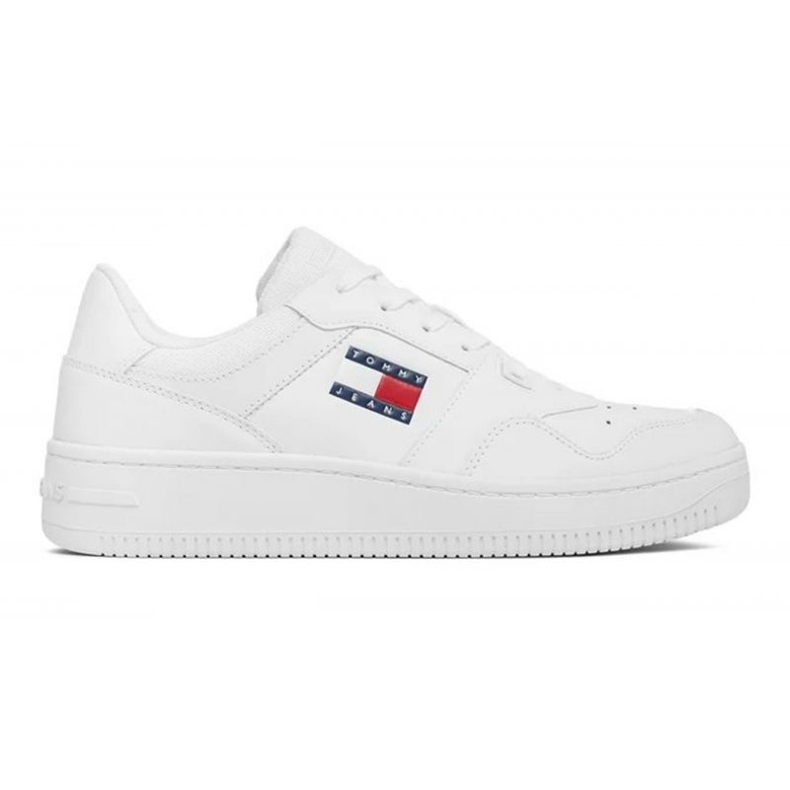 Tommy Hilfiger Retro Basket Ess M kengät EM0EM01395YBR valkoinen
