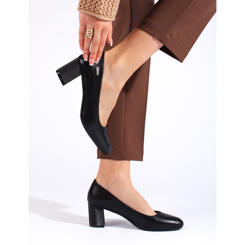 Sergio Leonen mustat naisten korkokengät