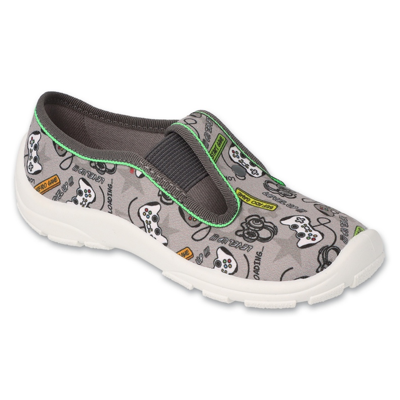 Befado lasten tossut 975Y188 harmaa värikkäillä sovelluksilla